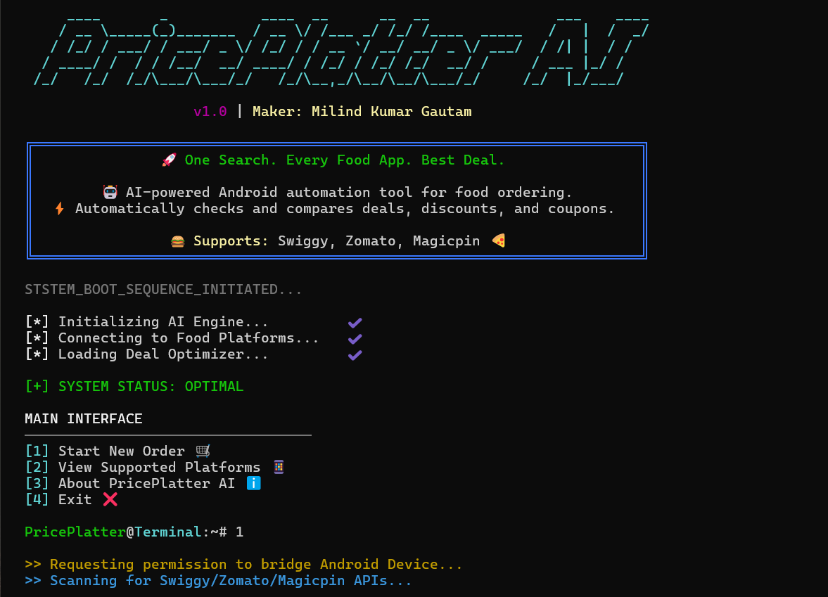 PricePlatter AI